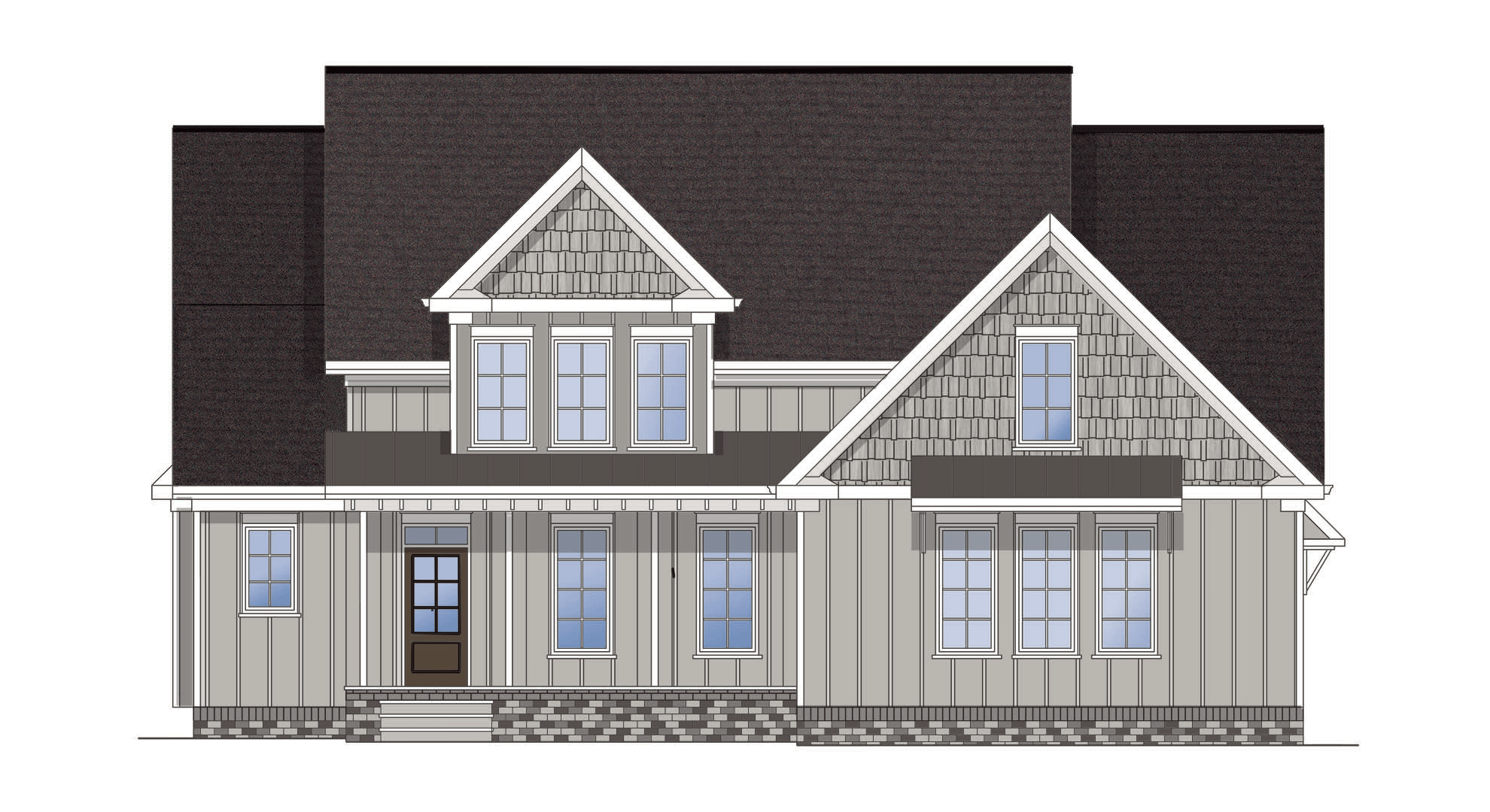 Magnolia - 2 Story House Plans in TN